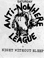 Anti-Nowhere League - The Forum, Tunbridge Wells, Kent 19.12.15
